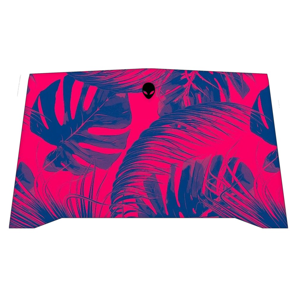 Alienware R4 P31E laptop skin - Vibrant Neon Pink Foliage