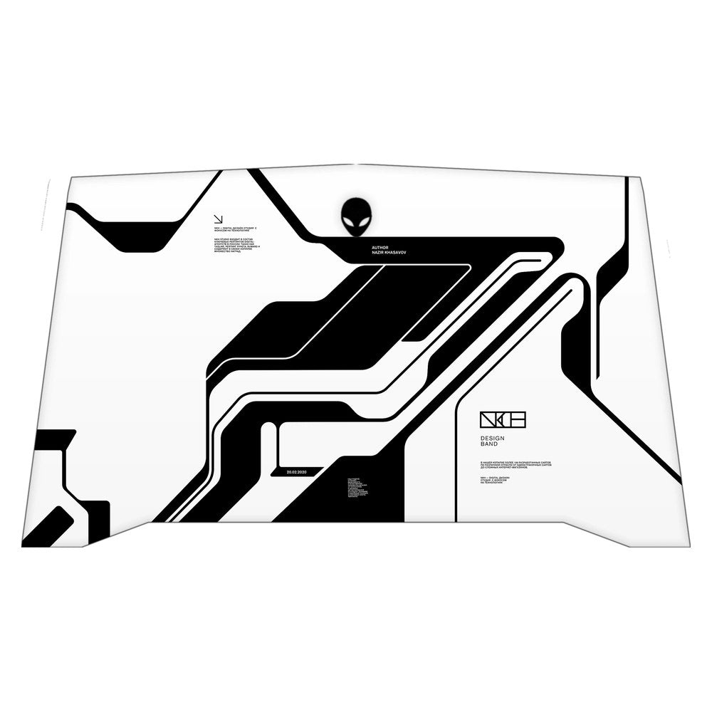 Alienware R4 P31E laptop skin - White Cyberpunk