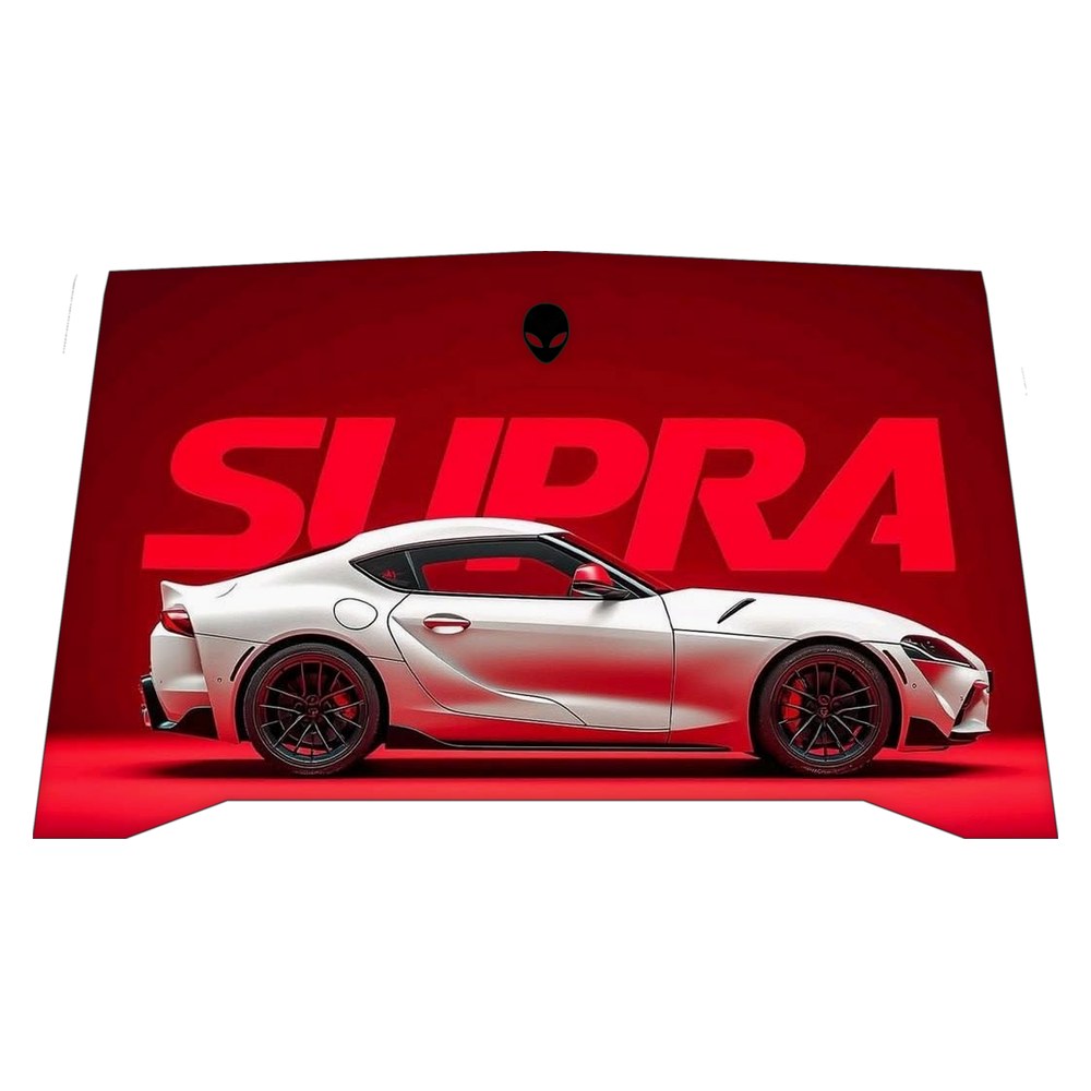 Alienware R4 P31E laptop skin - White Supra Studio Shot