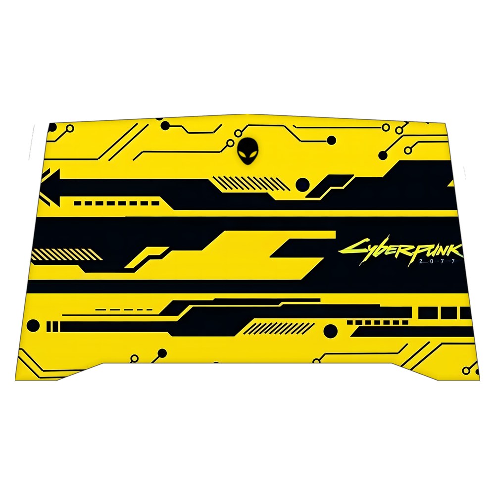 Alienware R4 P31E laptop skin - Yellow Circuit