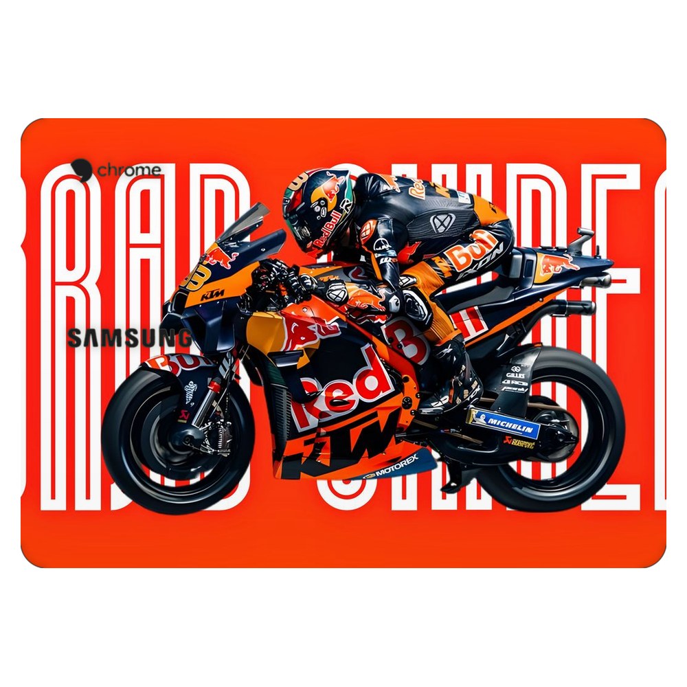 Samsung Chromebook 3 laptop skin - Binder RedBull KTM Action