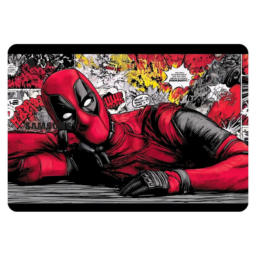 Samsung Chromebook 3 laptop skin - Crimson Comic