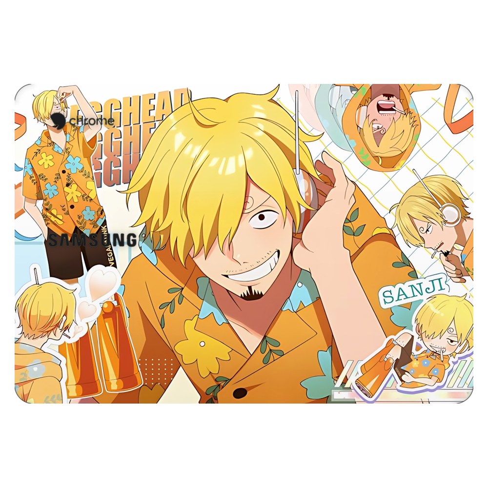 Samsung Chromebook 3 laptop skin - Cyber Summer Sanji