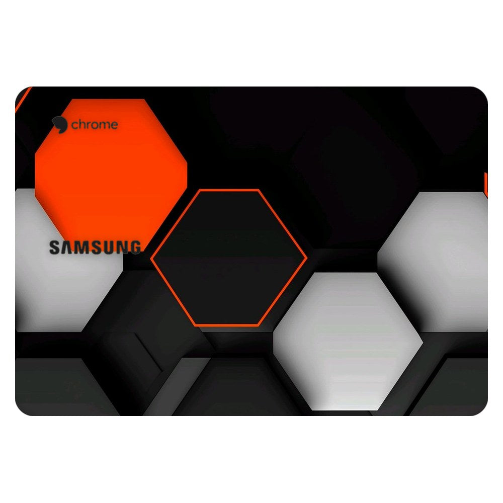Samsung Chromebook 3 laptop skin - Dark Honeycomb