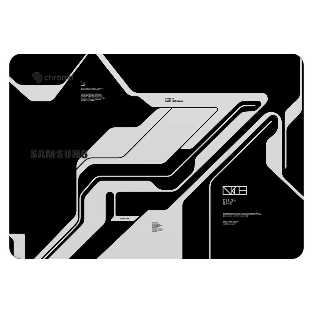 Samsung Chromebook 3 laptop skin - Dead Black