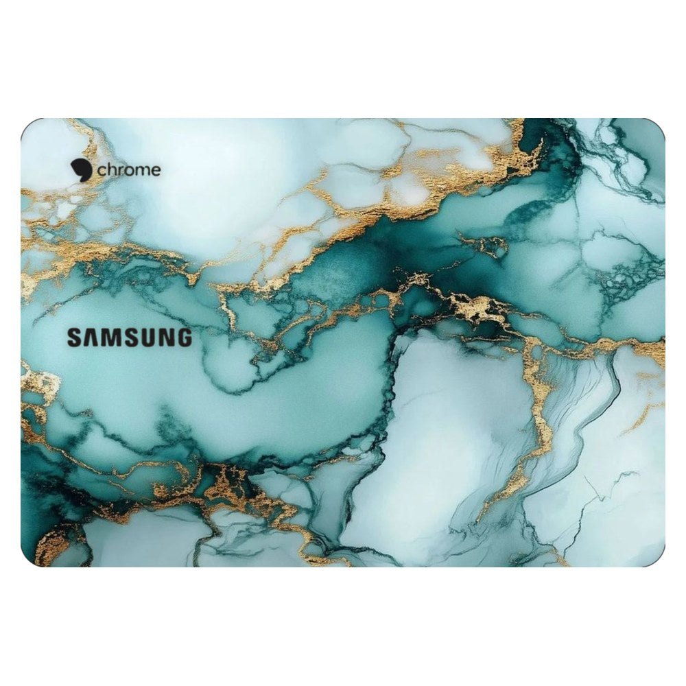 Samsung Chromebook 3 laptop skin - Emerald Fluid Art