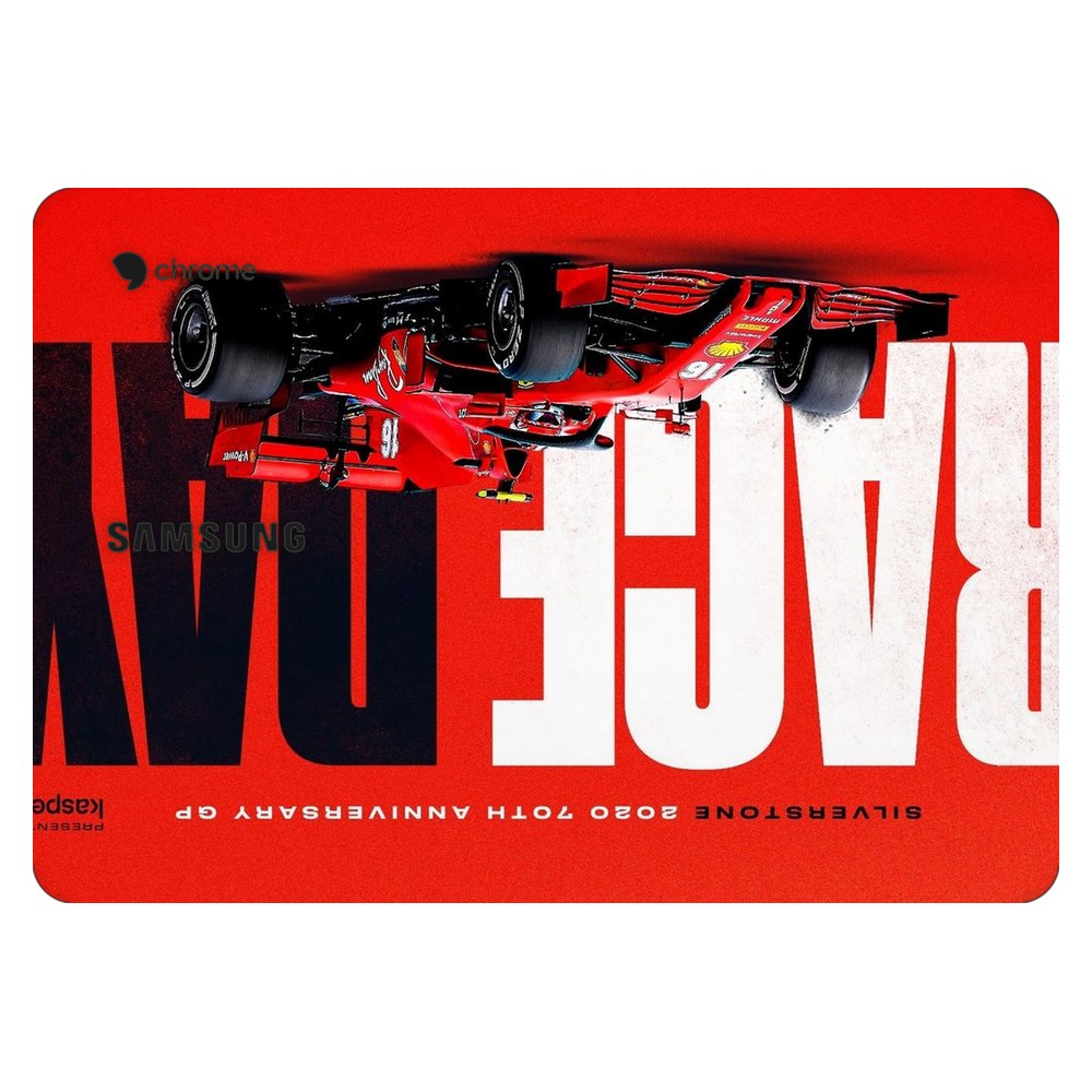Samsung Chromebook 3 laptop skin - Ferrari Racing Graphic Red