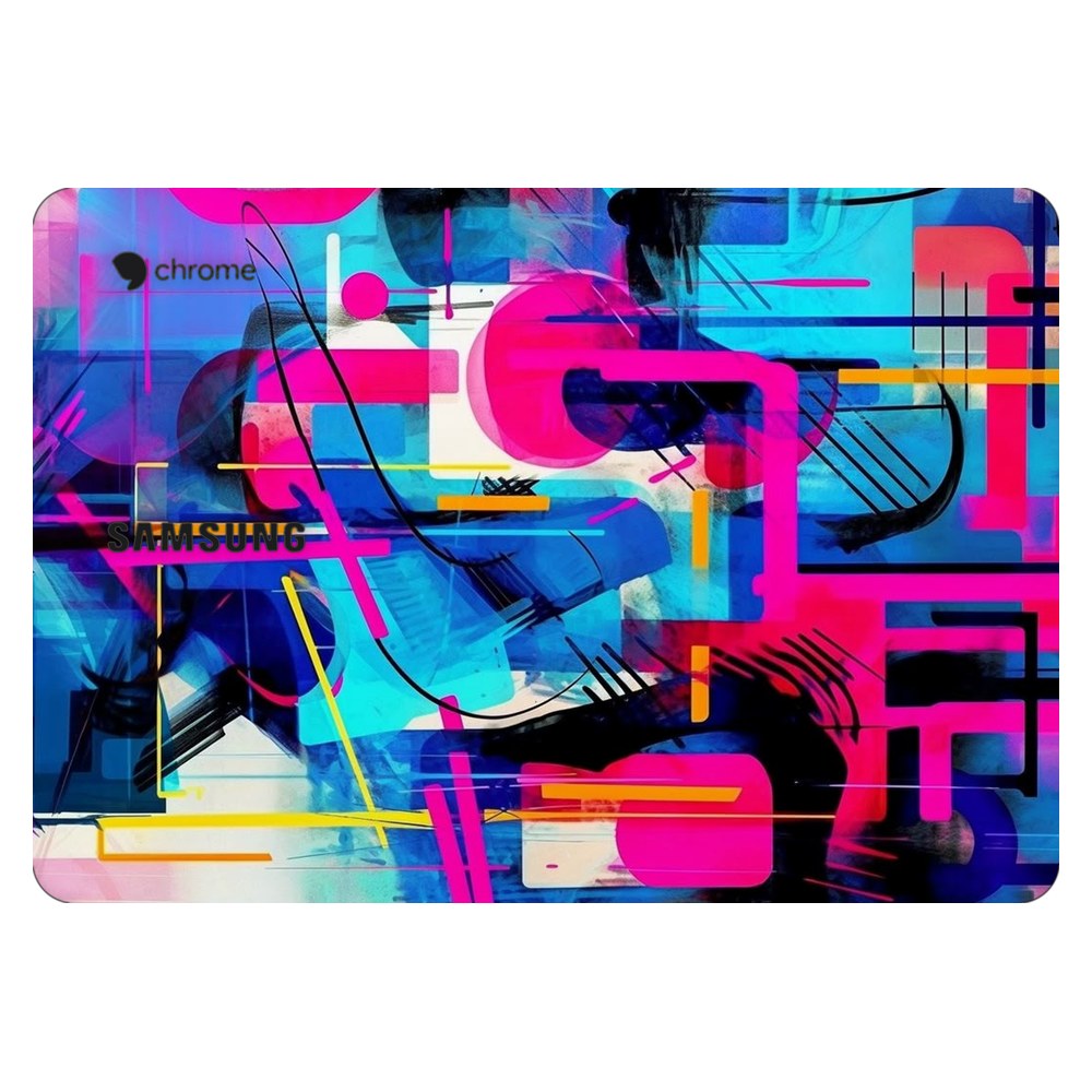 Samsung Chromebook 3 laptop skin - Modern Geometric Fusion