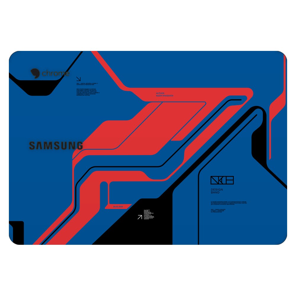 Samsung Chromebook 3 laptop skin - Prime Blue