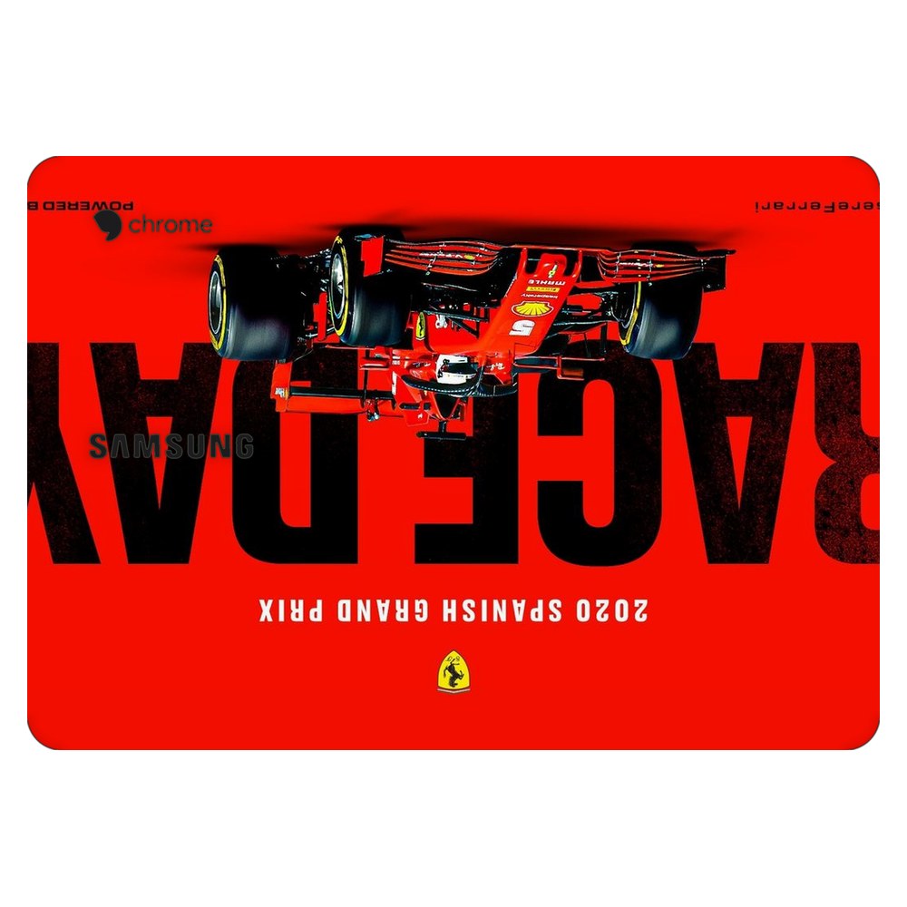 Samsung Chromebook 3 laptop skin - RaceDay Ferrari Formula1