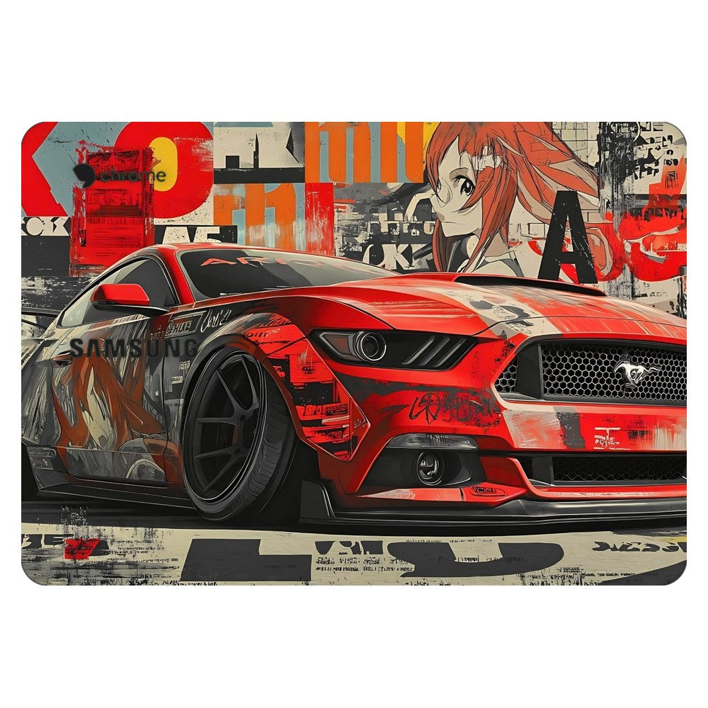 Samsung Chromebook 3 laptop skin - Scarlet Horsepower
