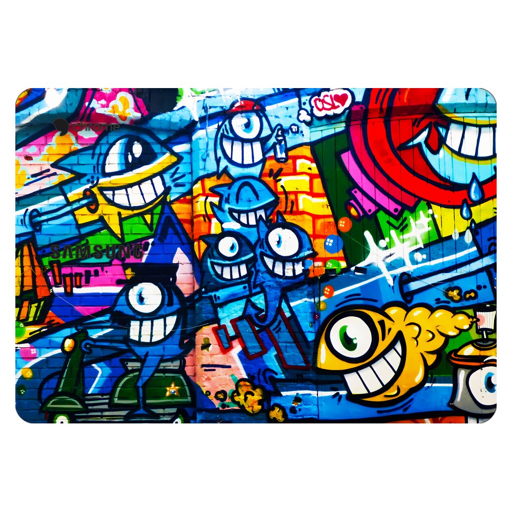 Samsung Chromebook 3 laptop skin - Wall Graffiti