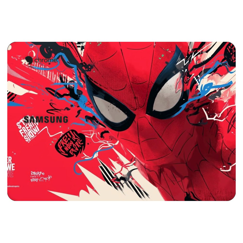 Samsung Chromebook 3 laptop skin - Web Slinger Graffiti