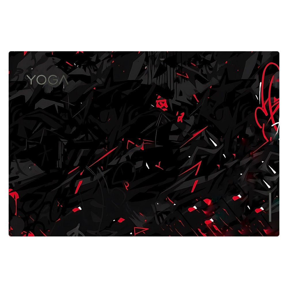 Lenovo Yoga Duet 7 13IML05 laptop skin - Abstract Crimson