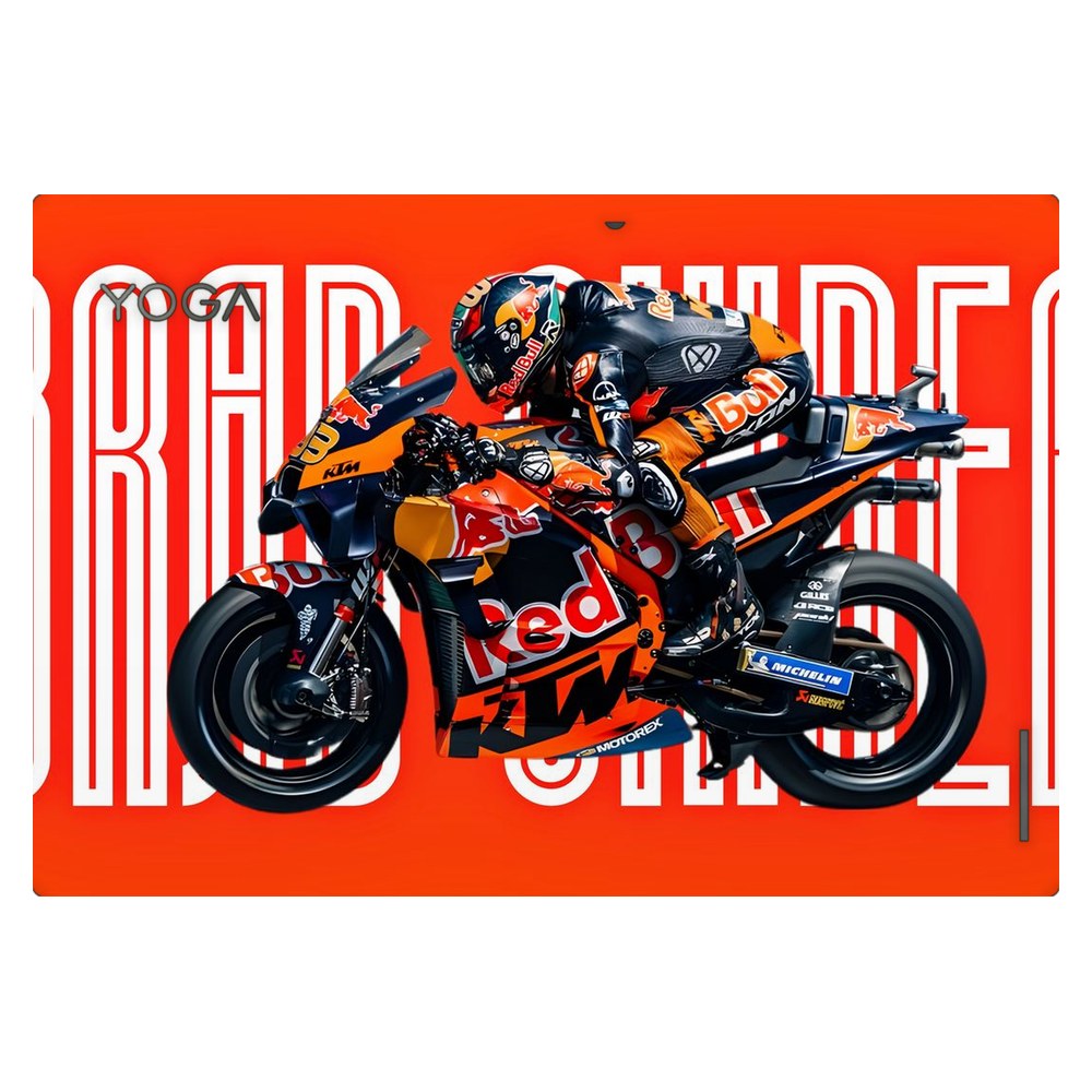 Lenovo Yoga Duet 7 13IML05 laptop skin - Binder RedBull KTM Action