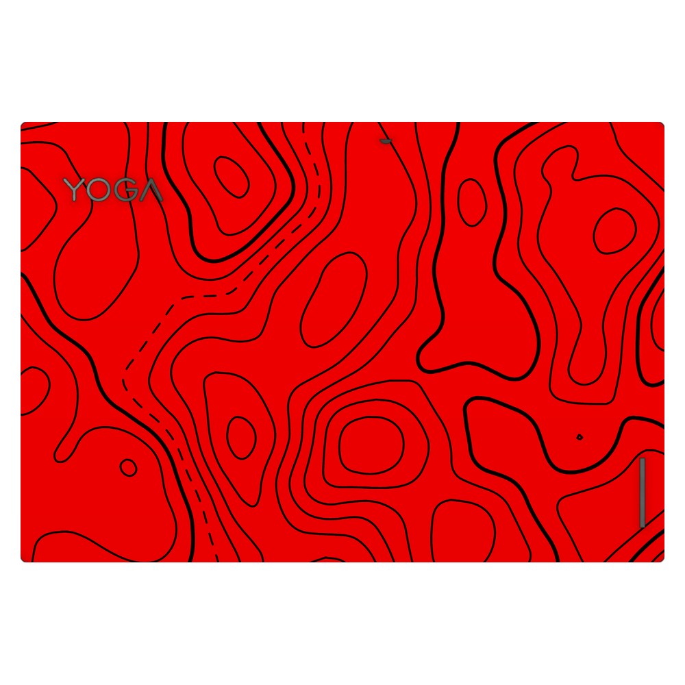 Lenovo Yoga Duet 7 13IML05 laptop skin - Damascus Red
