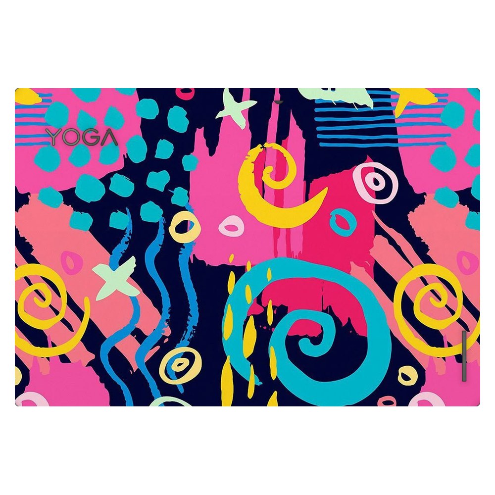 Lenovo Yoga Duet 7 13IML05 laptop skin - Geometric Neon Graphic