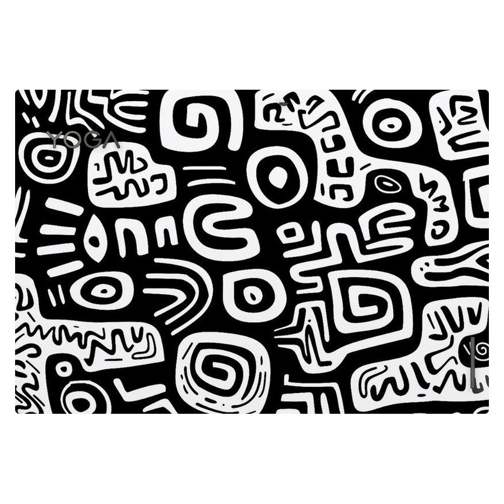 Lenovo Yoga Duet 7 13IML05 laptop skin - Monochrome Primitive Art
