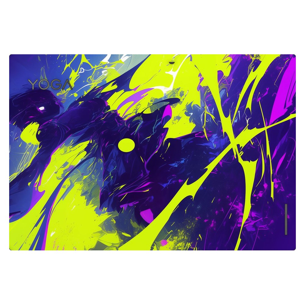 Lenovo Yoga Duet 7 13IML05 laptop skin - Neon Paint Explosion