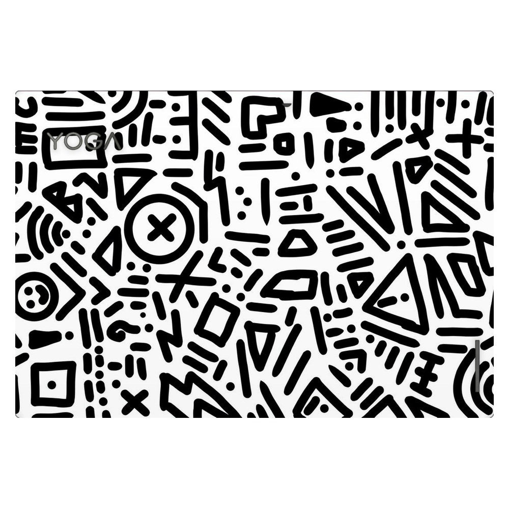 Lenovo Yoga Duet 7 13IML05 laptop skin - Playful Doodle Elements