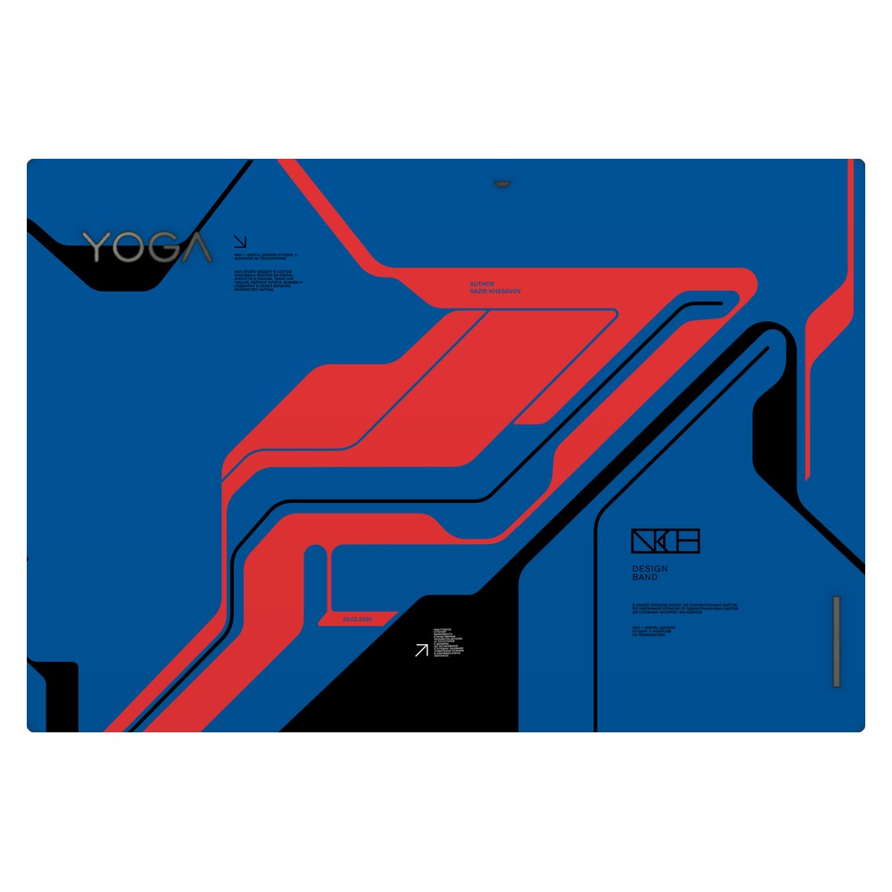 Lenovo Yoga Duet 7 13IML05 laptop skin - Prime Blue