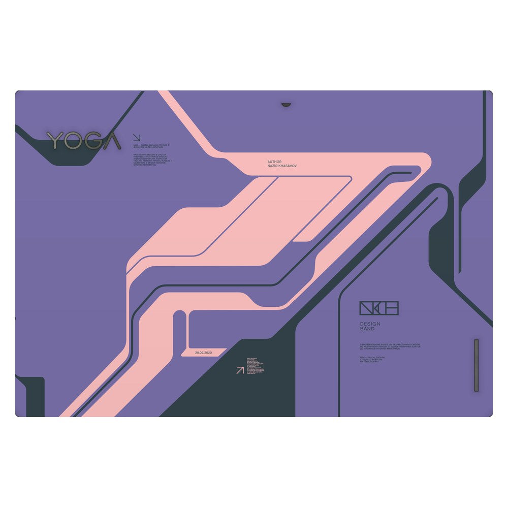 Lenovo Yoga Duet 7 13IML05 laptop skin - Purple Cyberpunk