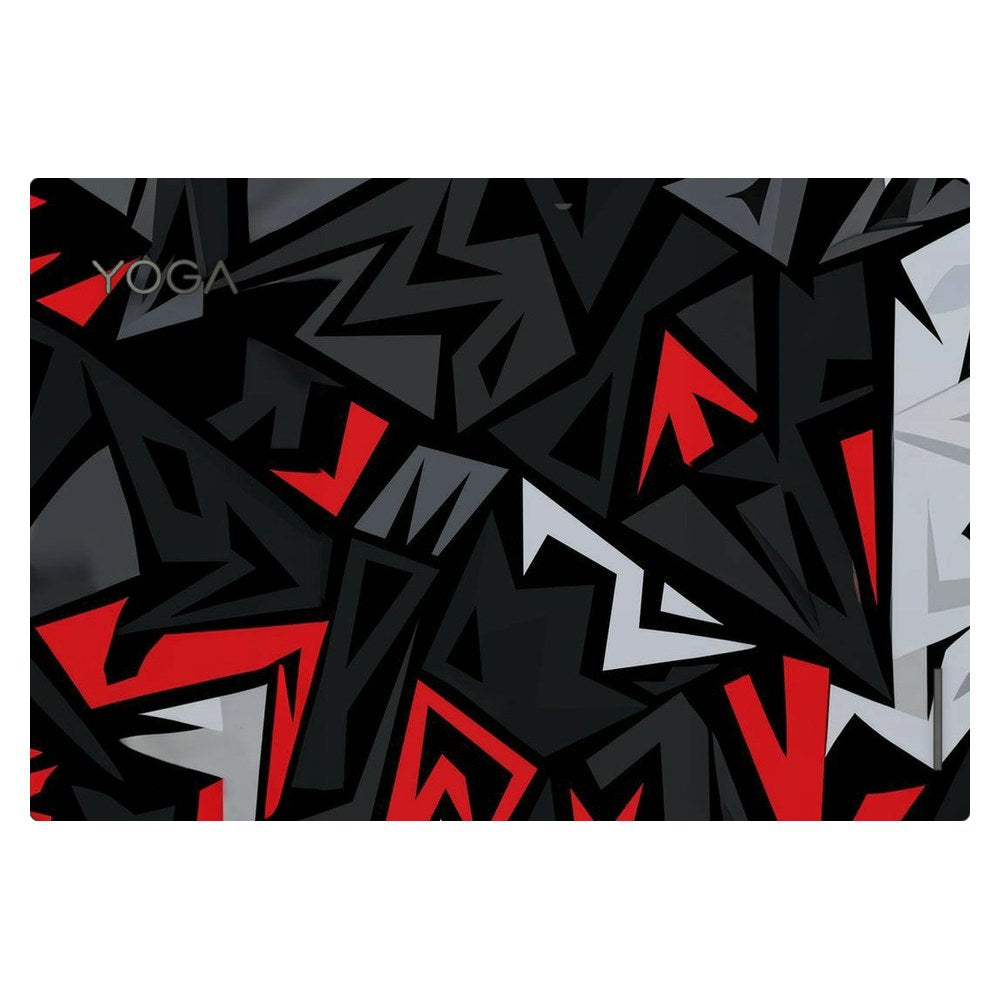 Lenovo Yoga Duet 7 13IML05 laptop skin - Red Graffiti