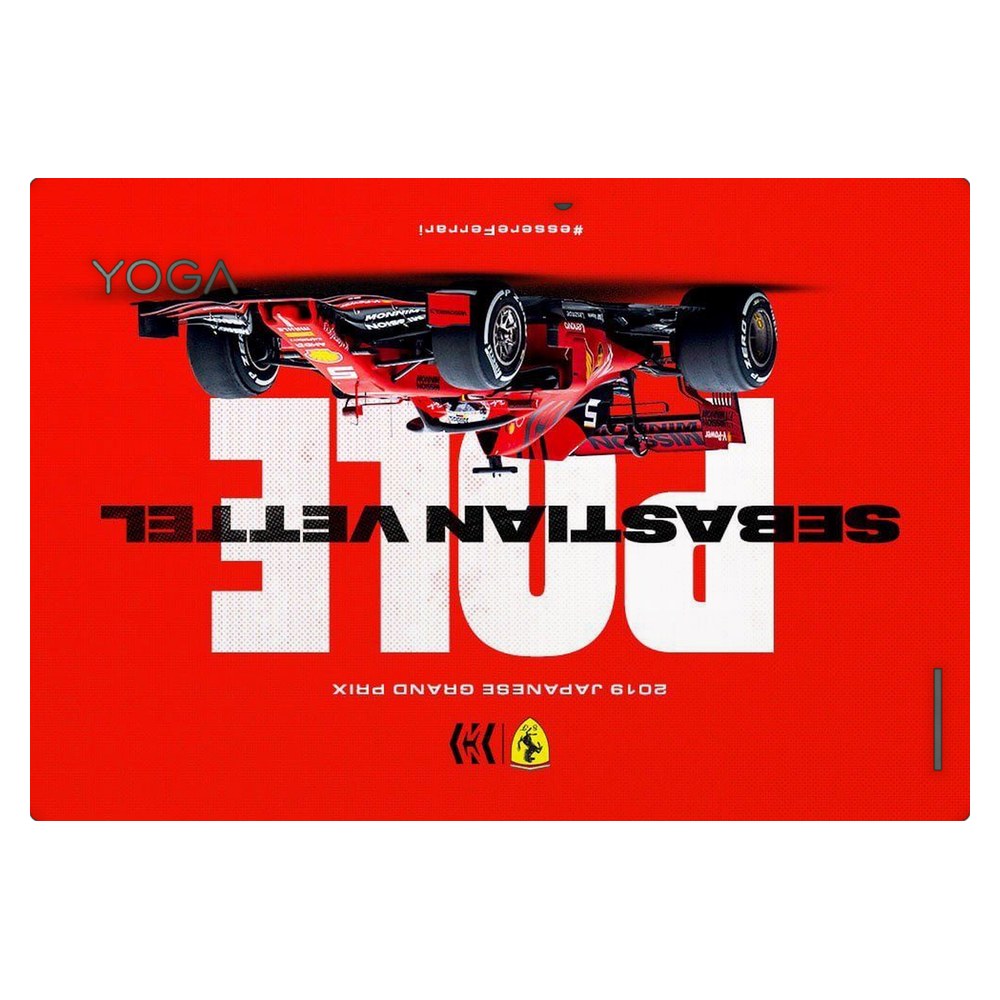 Lenovo Yoga Duet 7 13IML05 laptop skin - Vettel Suzuka Pole 2019