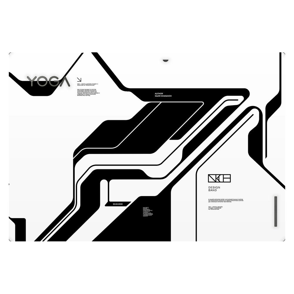 Lenovo Yoga Duet 7 13IML05 laptop skin - White Cyberpunk