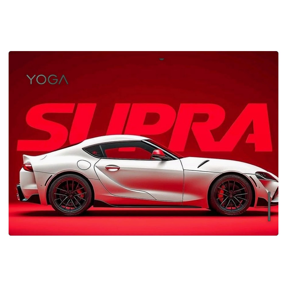 Lenovo Yoga Duet 7 13IML05 laptop skin - White Supra Studio Shot