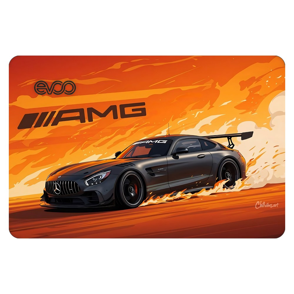 EVOO EG-LP4-BK laptop skin - AMG GT Drift