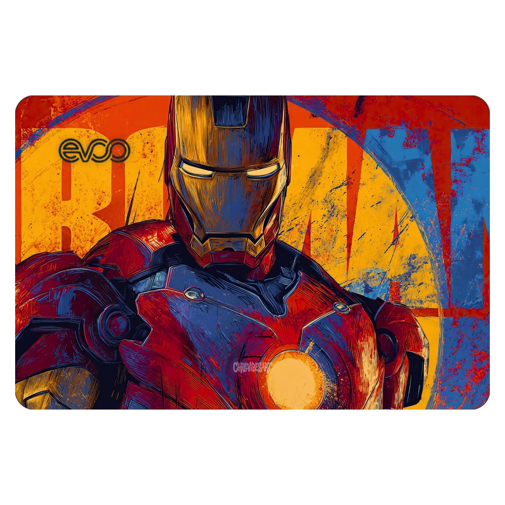 EVOO EG-LP4-BK laptop skin - Armored Avenger