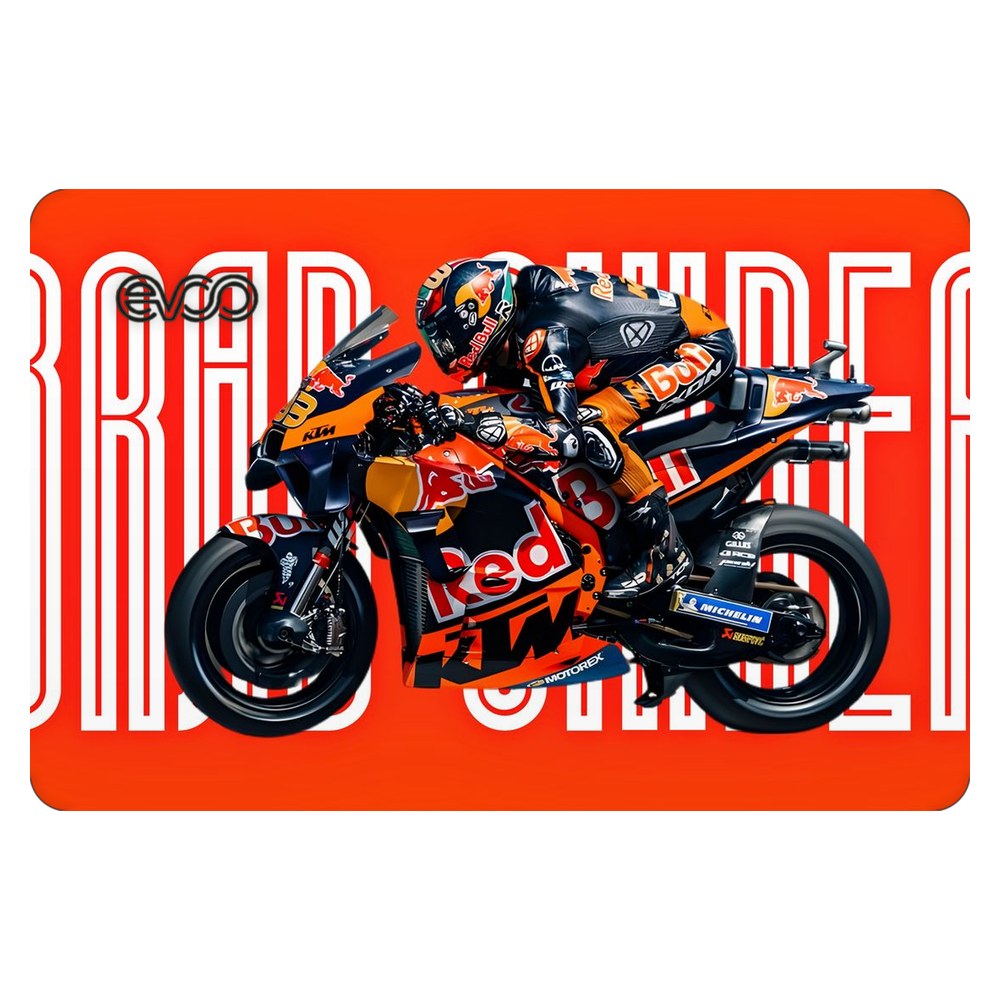 EVOO EG-LP4-BK laptop skin - Binder RedBull KTM Action