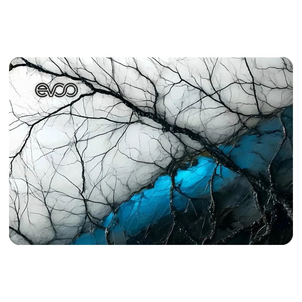 EVOO EG-LP4-BK laptop skin - Blue Ice Fractal