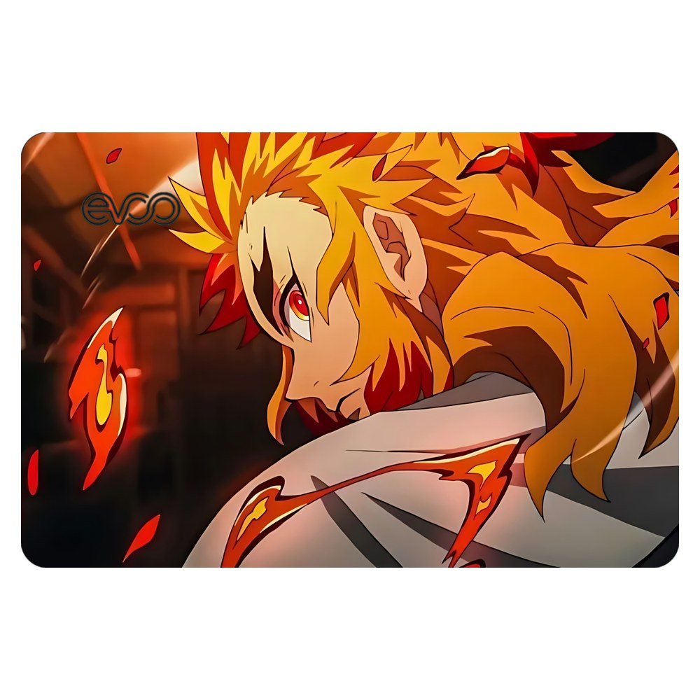 EVOO EG-LP4-BK laptop skin - Flame Hashira