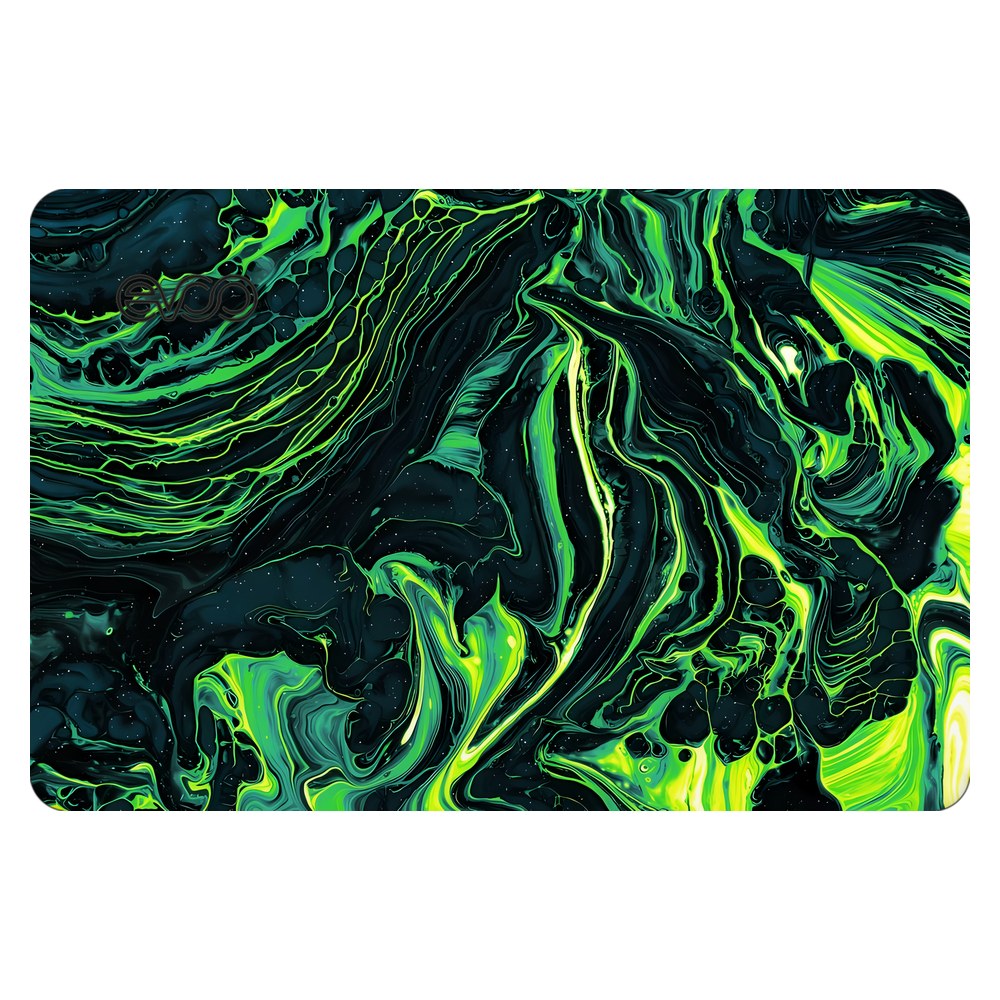 EVOO EG-LP4-BK laptop skin - Green Blaze