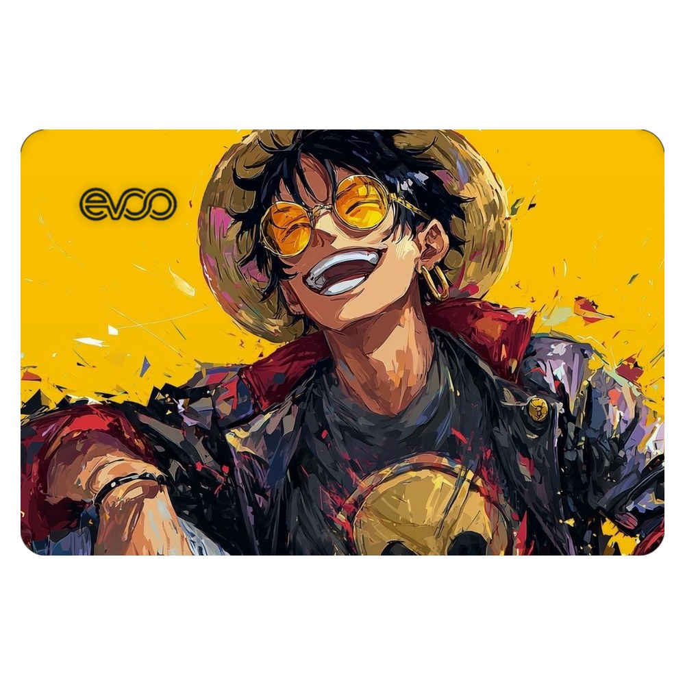 EVOO EG-LP4-BK laptop skin - Luffy's Bright Smile