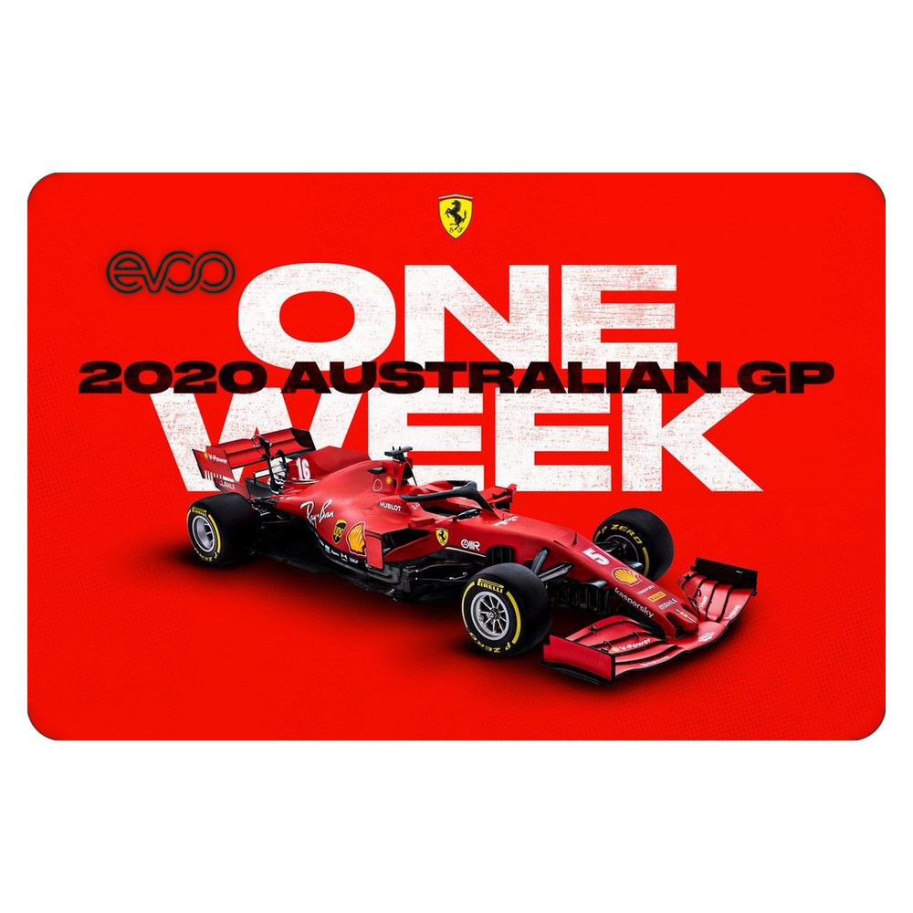 EVOO EG-LP4-BK laptop skin - Melbourne GP Ferrari Countdown
