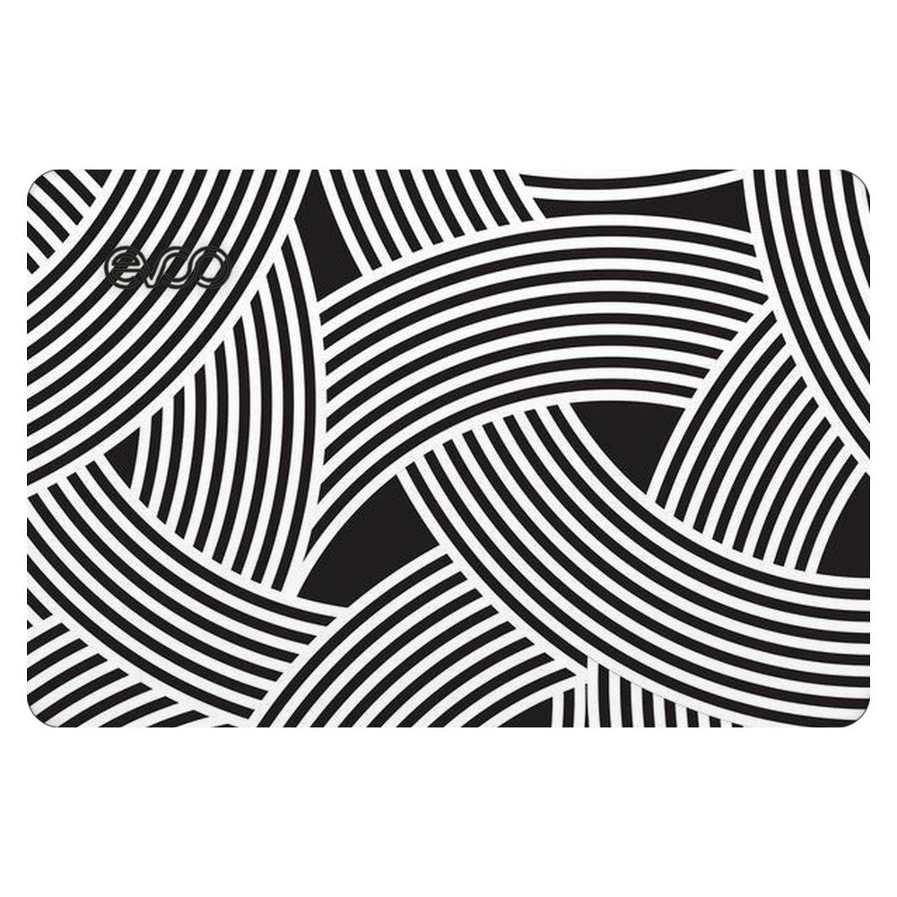 EVOO EG-LP4-BK laptop skin - Minimalist Optical Pattern