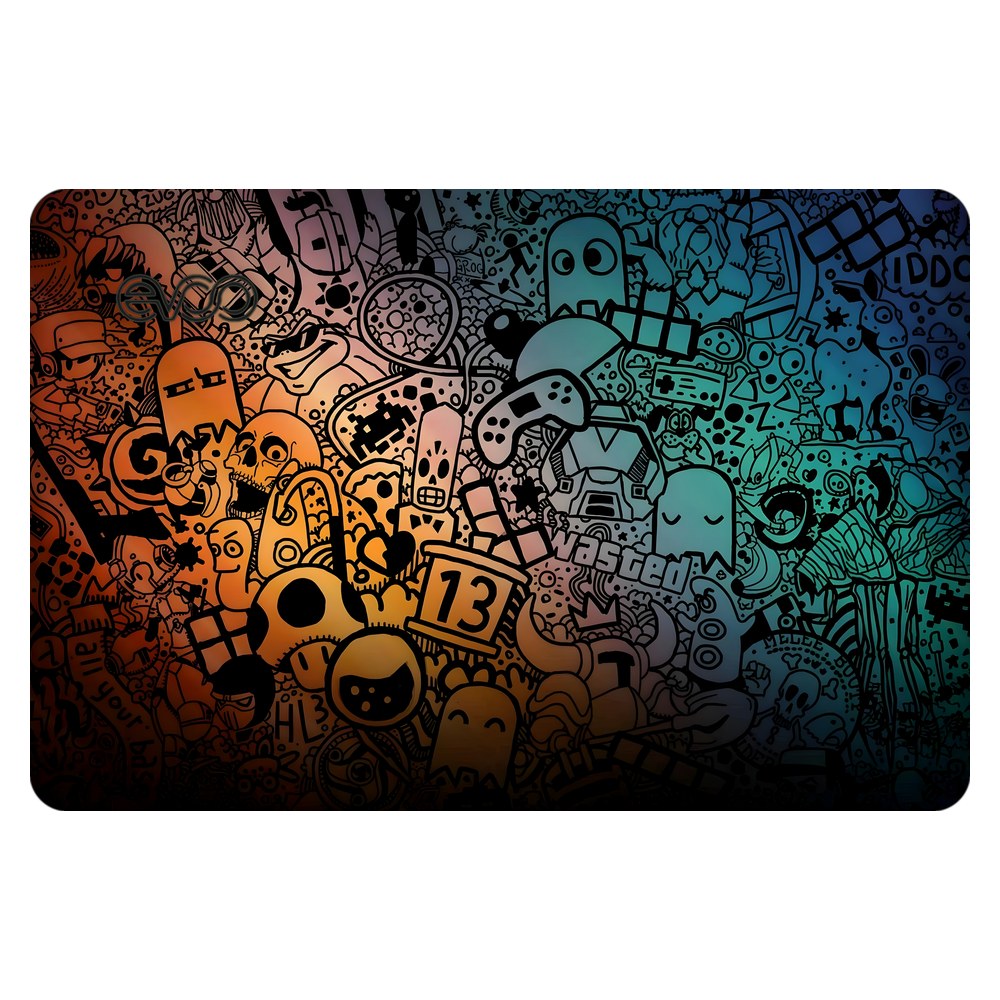 EVOO EG-LP4-BK laptop skin - Modern Art