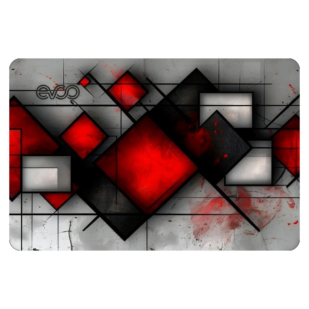 EVOO EG-LP4-BK laptop skin - Red Squares