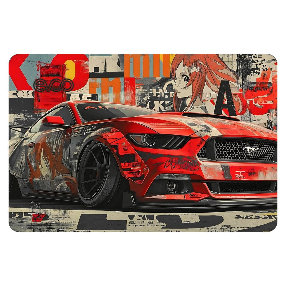 EVOO EG-LP4-BK laptop skin - Scarlet Horsepower
