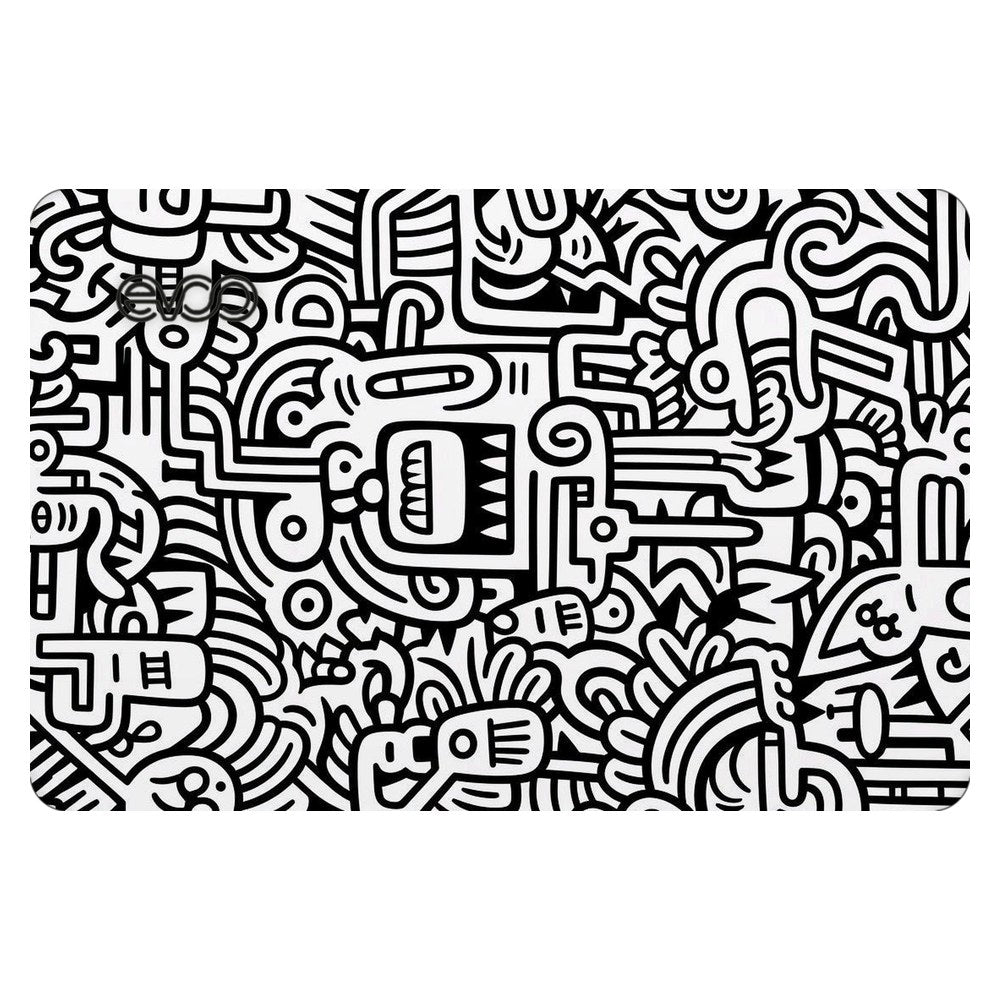 EVOO EG-LP4-BK laptop skin - Surreal Abstract Illustration