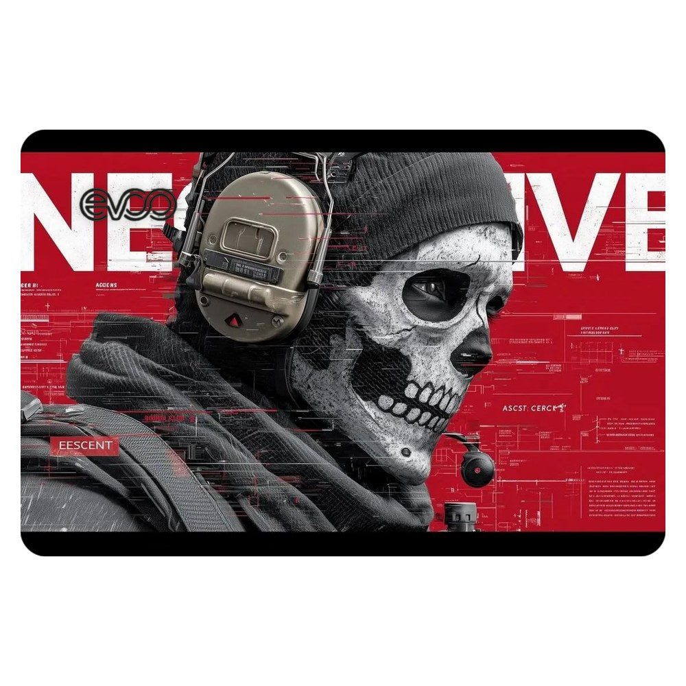 EVOO EG-LP4-BK laptop skin - Tactical Skull
