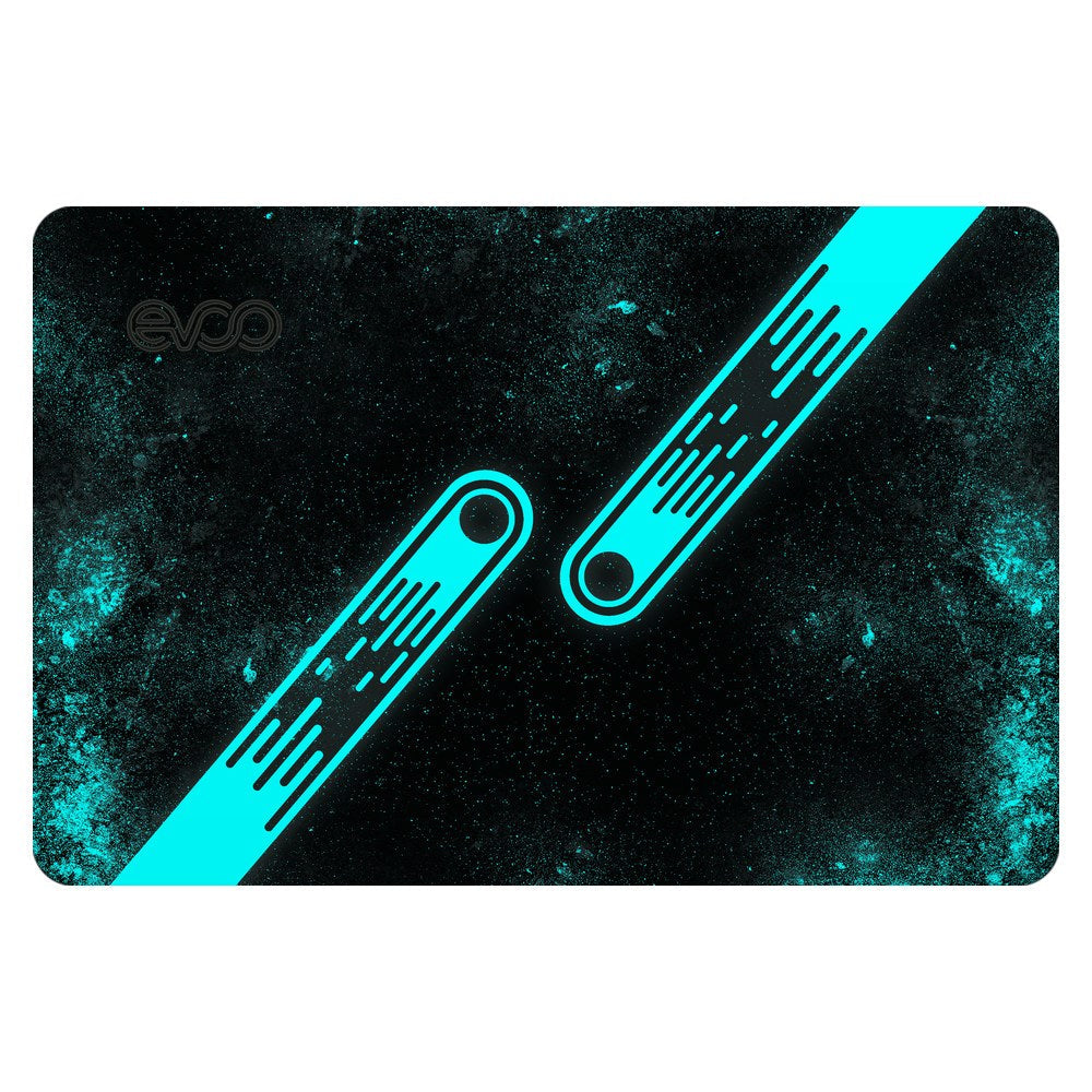 EVOO EG-LP4-BK laptop skin - Teal Tech