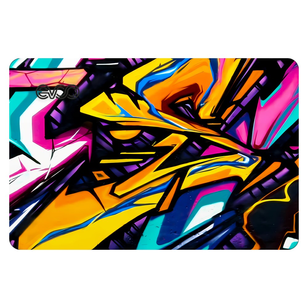 EVOO EG-LP4-BK laptop skin - Urban Graffiti