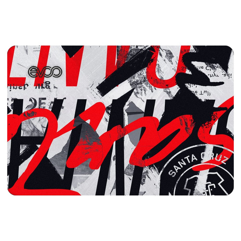 EVOO EG-LP4-BK laptop skin - Urban Red and Black