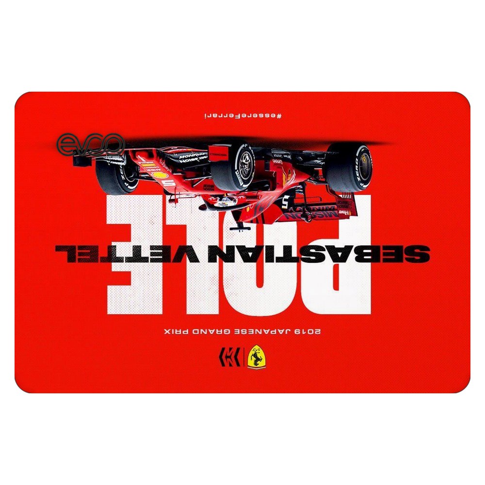 EVOO EG-LP4-BK laptop skin - Vettel Suzuka Pole 2019