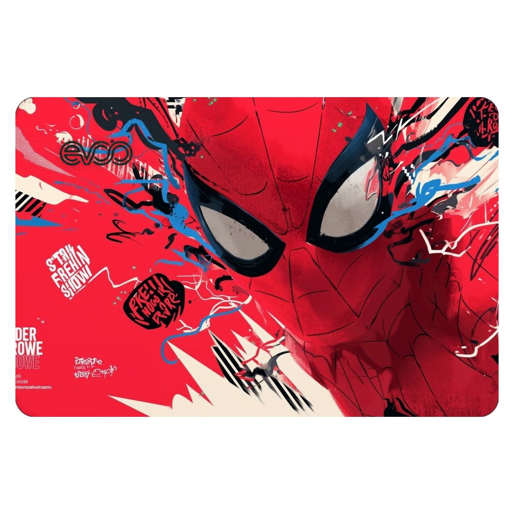 EVOO EG-LP4-BK laptop skin - Web Slinger Graffiti