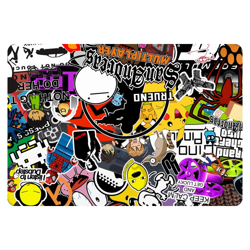 EVOO EG-LP5-BK laptop skin - 90s Doodle